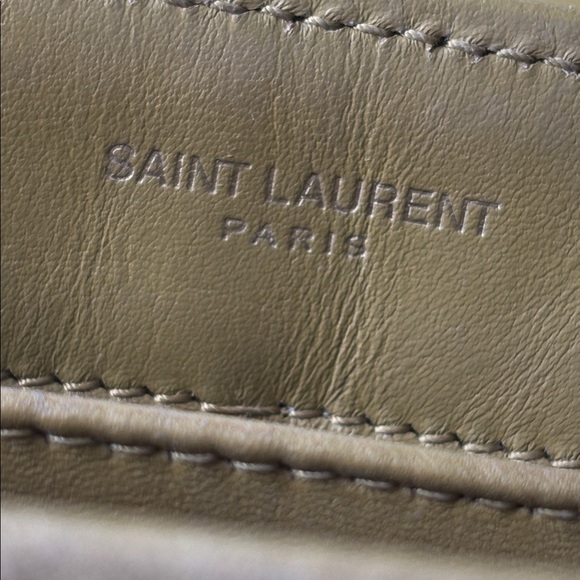 Yves Saint Laurent Mustard Suede Crossbody Bag - Picture 14 of 16